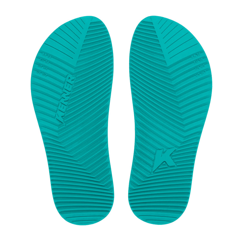 Sandália Kenner Red Verde E Branco