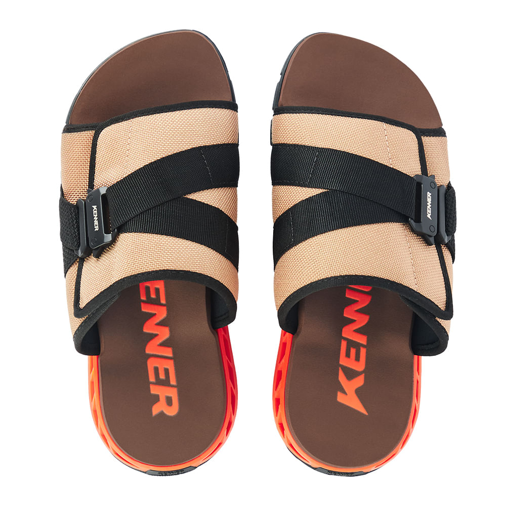 Sandália Kenner Rakka Slide Pro Marrom