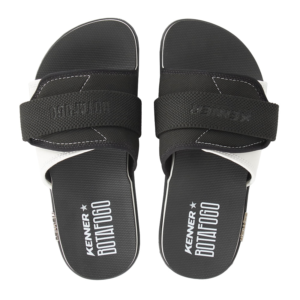 Sandália Kenner Slide Botafogo Alvinegra