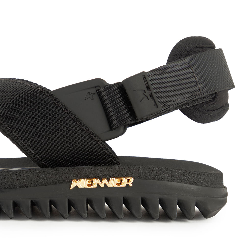 Sandália Kenner Kivah Run Kids Preto