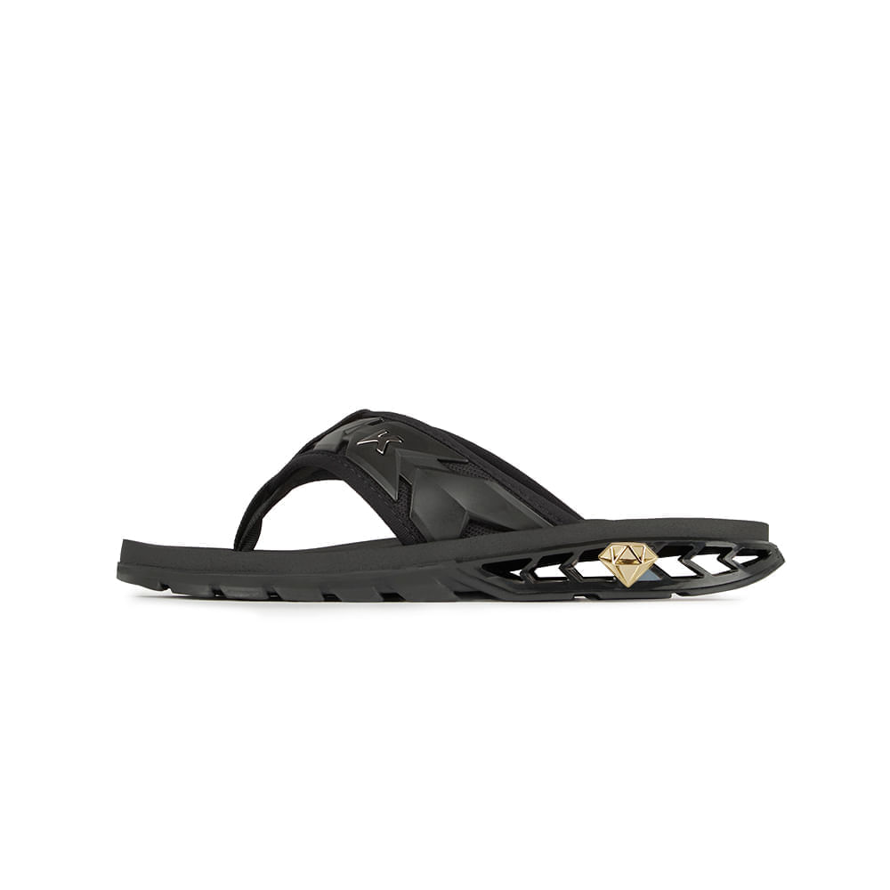 Pin Diamante Rakka - Lado Esquerdo Dourado