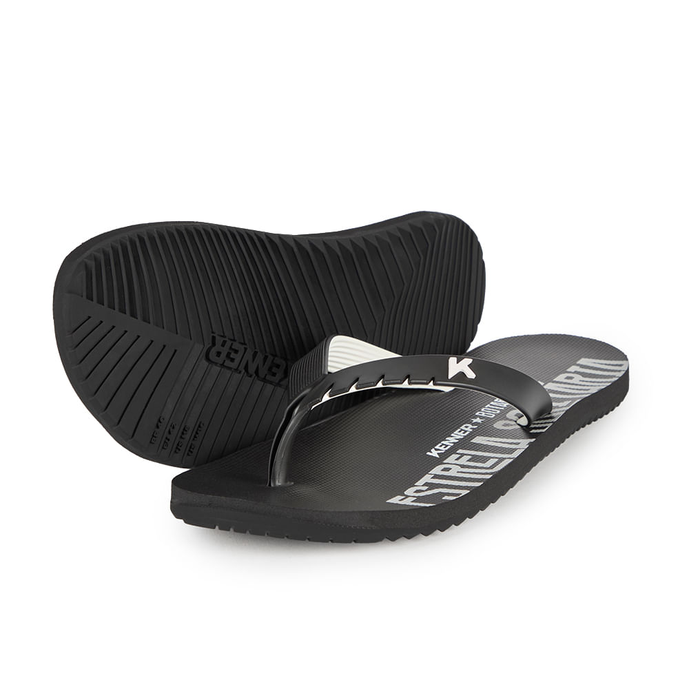 Sandália Kenner Red Botafogo Preto