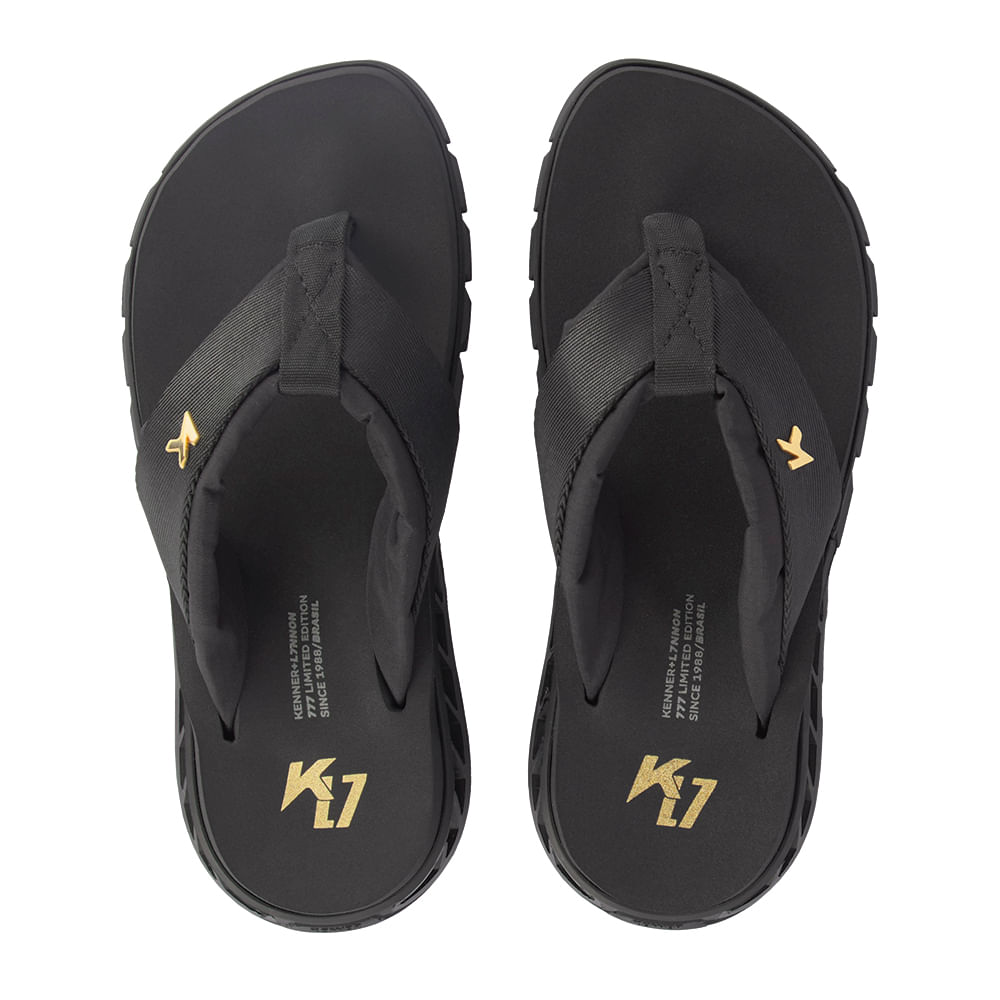 Sandália Kenner Rakka Cushy Bold L7 Preto