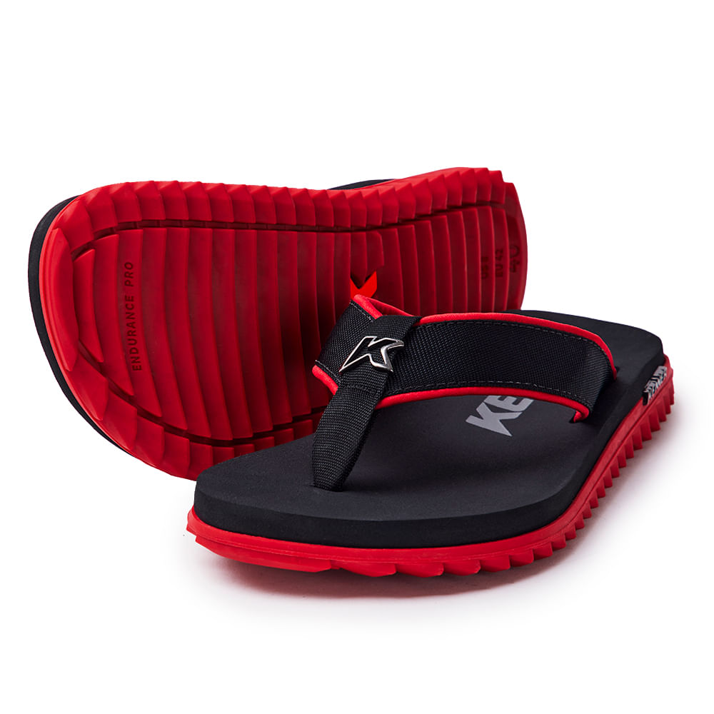 Sandália Kenner Kivah Cushy Vermelho