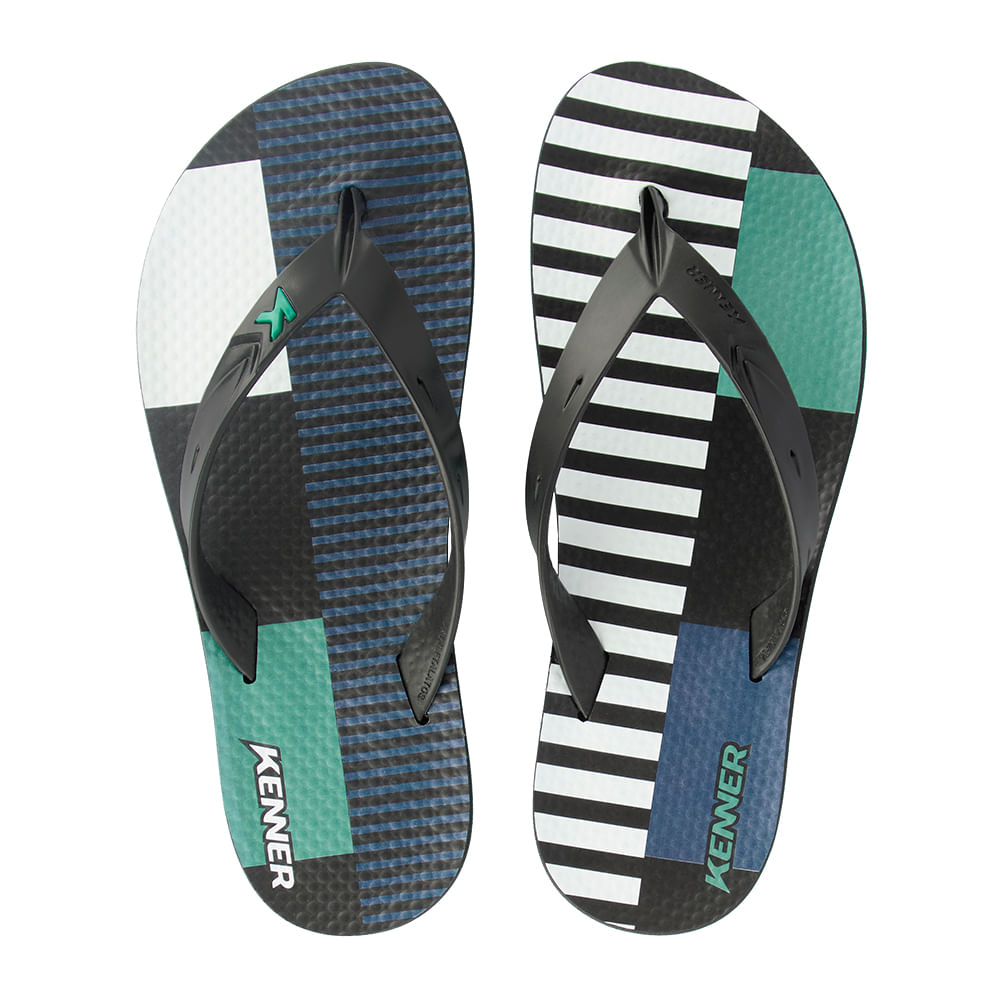 Sandália Kenner Summer Grid Preto
