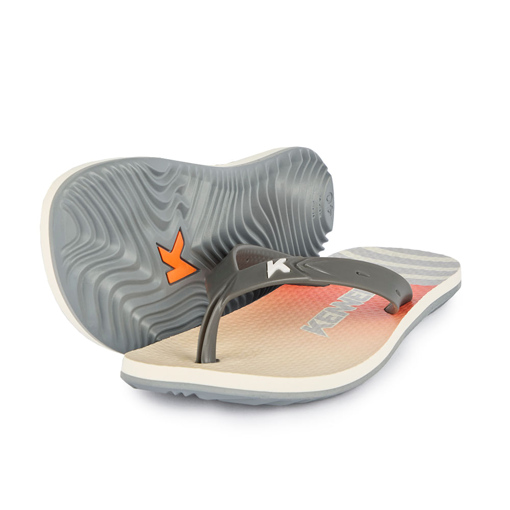 Sandália Kenner Summer Listras Cinza